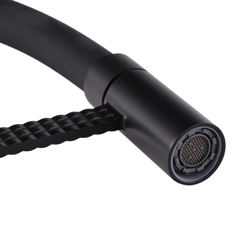 Змішувач для кухні Mixxus Premium Oliwer 017 BLACK REFL.BLACK (MI6966)