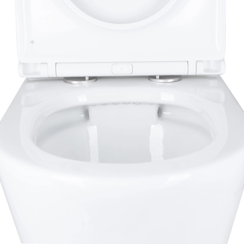 Унитаз-компакт Mixxus BEVEL-0405-R 605х370х800mm, система смыва RIMLESS (MI6728)