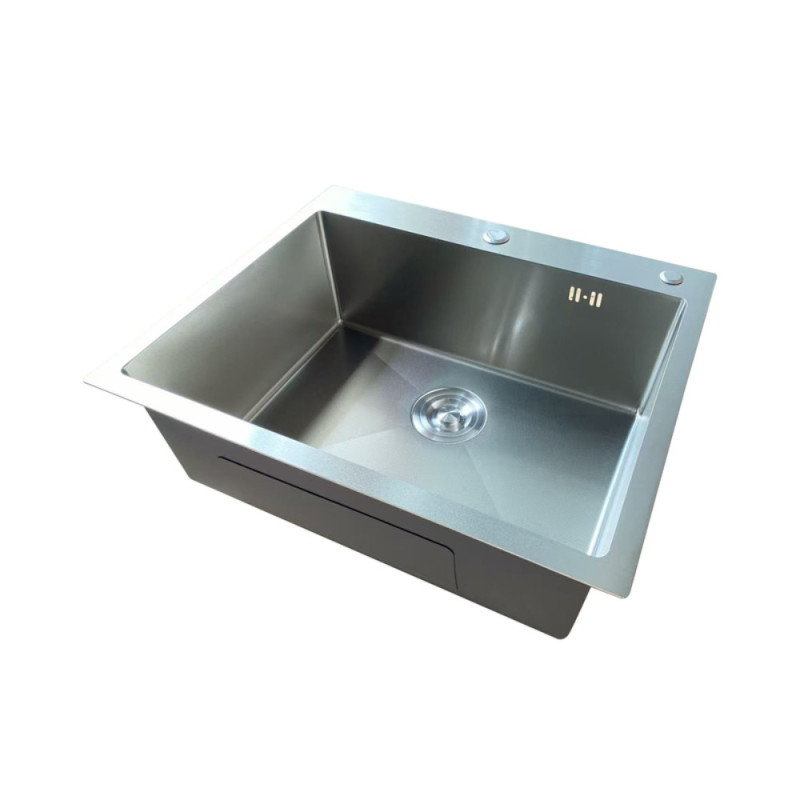 Мойка Mixxus MH6050 Micro Decor SS Color (3.0/0.8) из нерж. стали (цвет нержавейка) (MI8220)