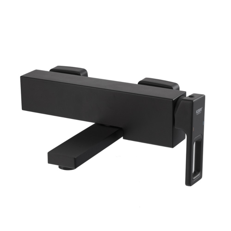 Смеситель для ванны с коротким изливом Koer KB-41009-05 (Цвет черный) (KR6018)