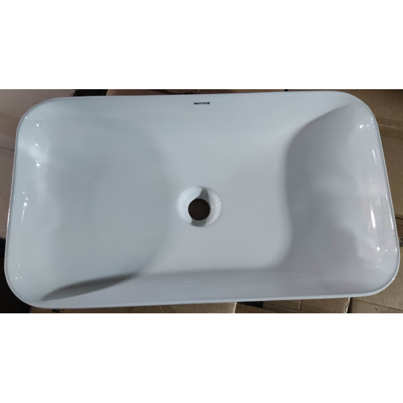 Раковина накладна Mixxus Premium QUADRO-0106 600х355х130mm (MP6523)
