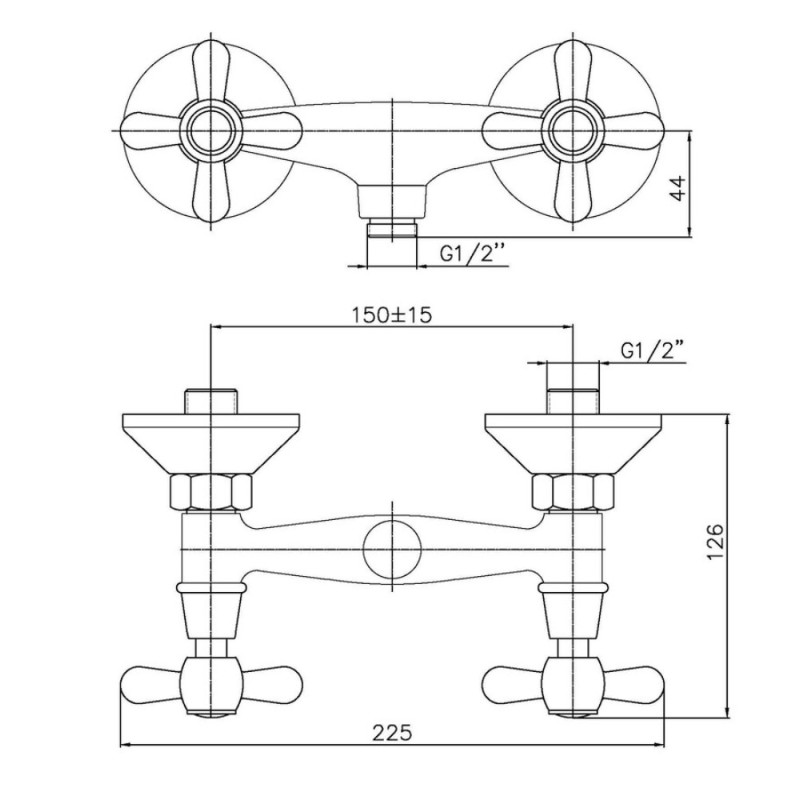 Змішувач для душа Haiba Dominox 003 (HB0060)