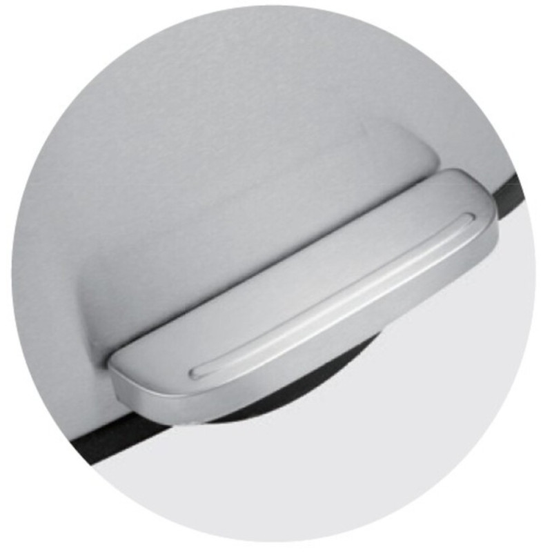 Мусорное ведро с плавным закрытием прямоугольное Mixxus Bevel-TC0105 SS Color 5л цвет нержавейка (MI7086)