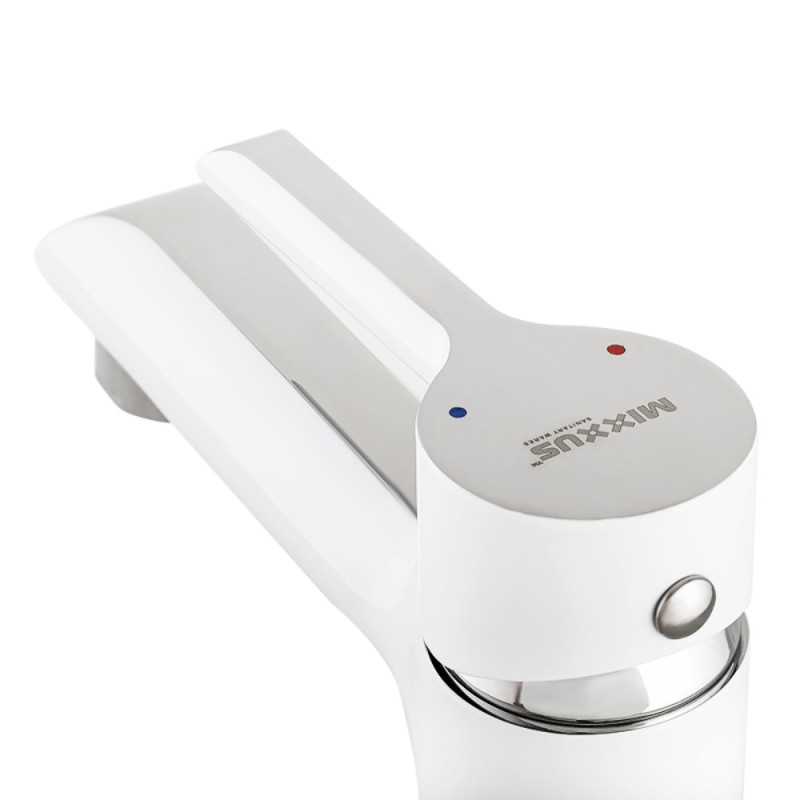 Смеситель для умывальника Mixxus Premium Edem 001 (White) (MI5843)