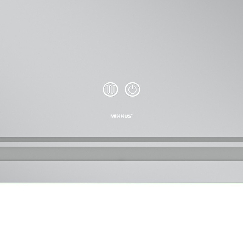 Дзеркало Mixxus Premium QUADRO MR20-120x80 з Led Touch, Anti-fog, димером, регулятором яскравості, лінзою (MP6624)