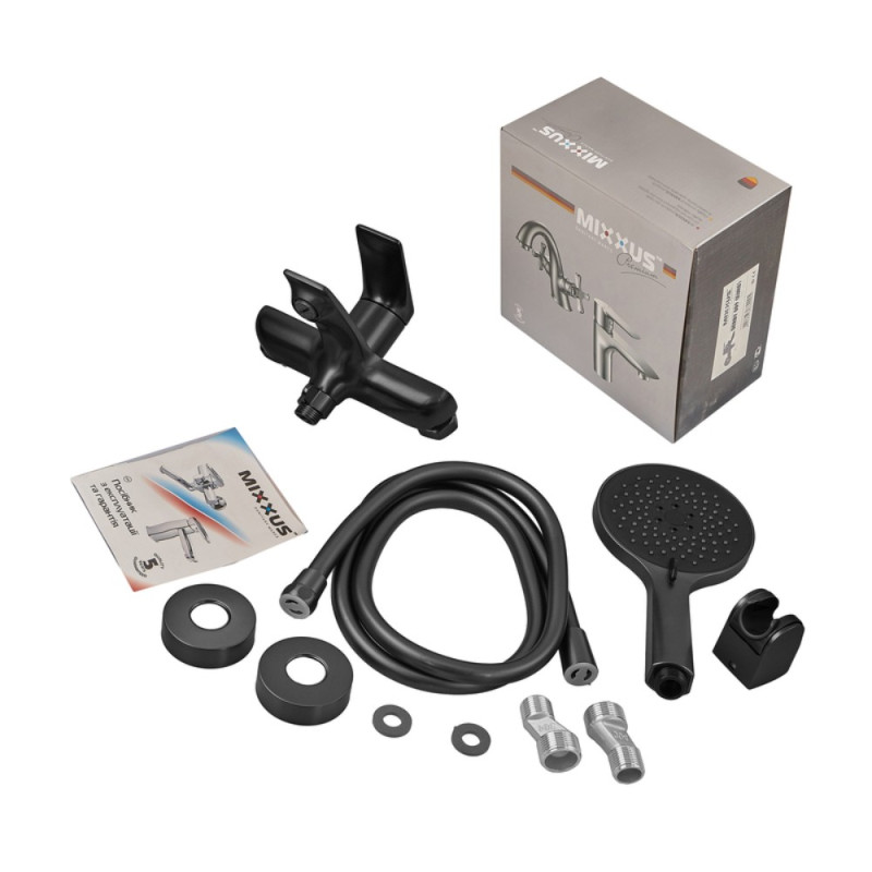 Смеситель для ванны Mixxus Premium DERBY 009 (EURO) BLACK (MI6603)