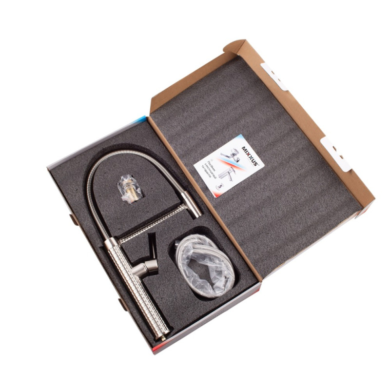 Смеситель для кухни Mixxus Premium Spark 017 SS COLOR (MI6971)