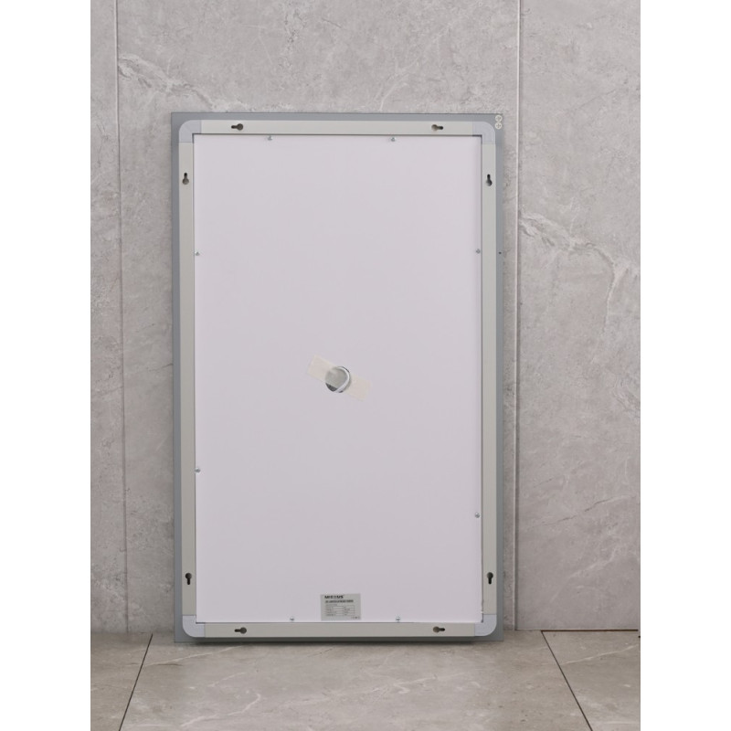 Зеркало Mixxus HARD MR06-60x80-CASE с Led Touch, Anti-fog, димером, регулятором яркости, часами (MI7157)