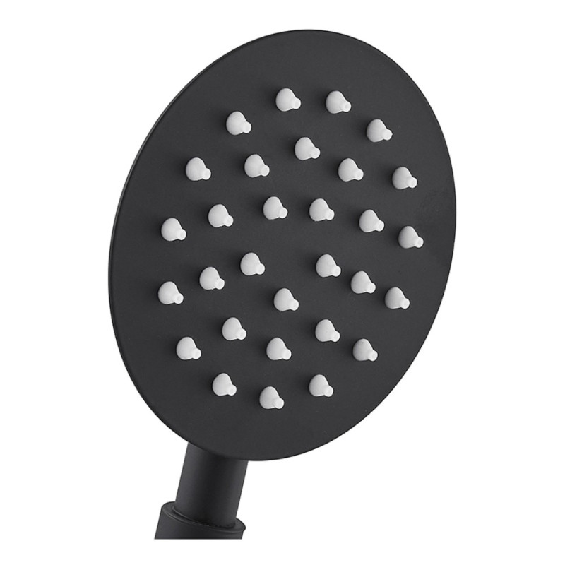 Лейка для душа Mixxus SH-01.SUS Black из нерж. стали (MI6119)