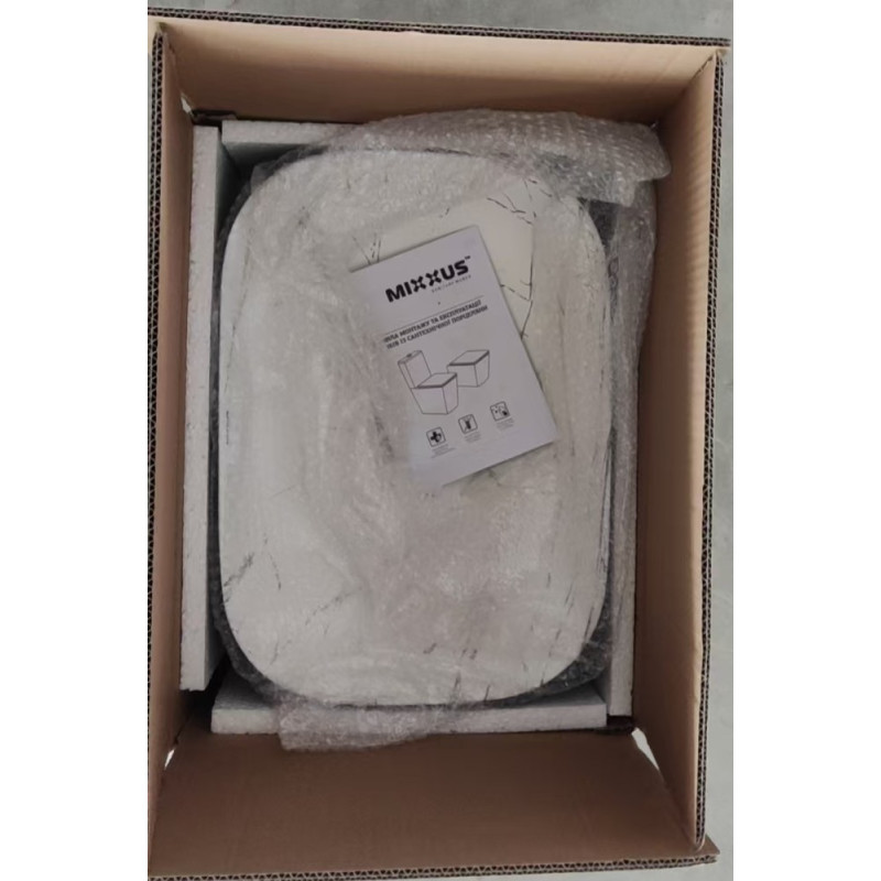 Раковина накладна MIXXUS PREMIUM DIVERSE-0112 MARBLE-BLACK 455х325х135mm (MP6541)