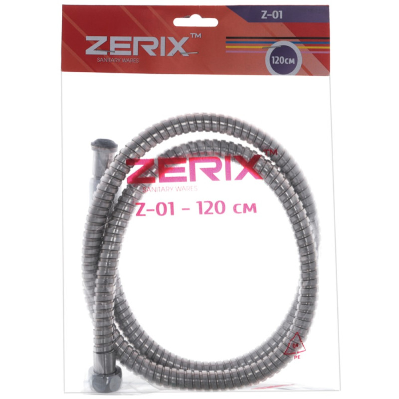 Шланг для гигиен. душа Zerix Chr.Z-01 (120 см) (ZX2821)