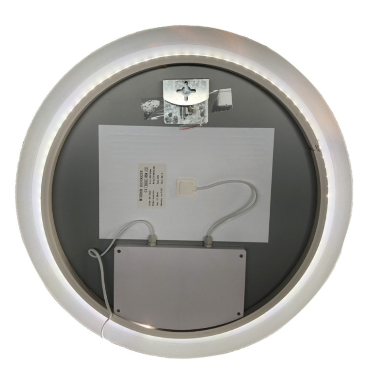 Зеркало Zerix Solo MC01-60 с LED Touch, Anti-fog, димером, регулятором яркости (ZX6063)