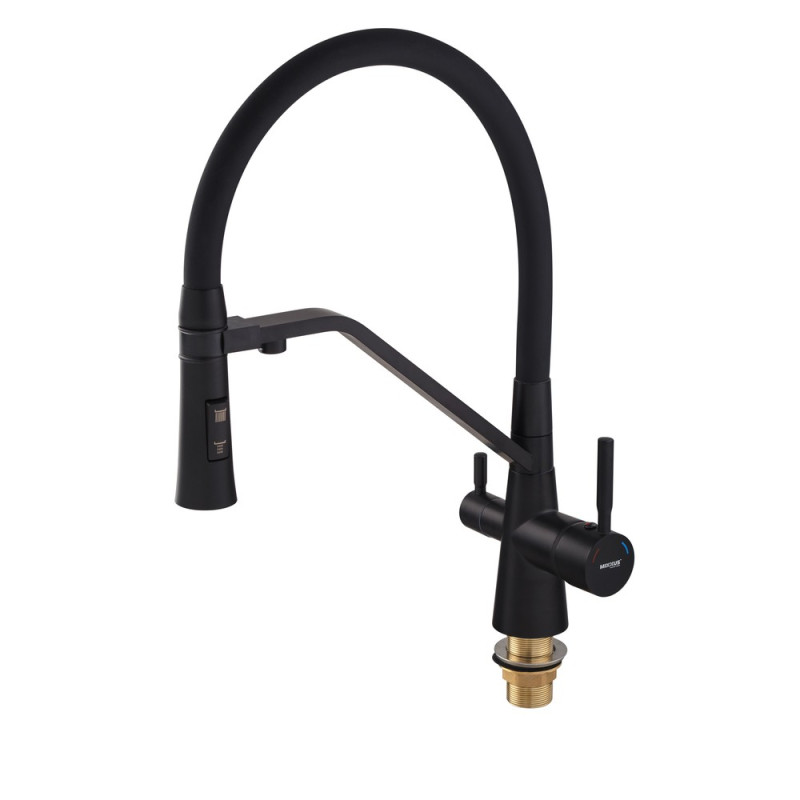Смеситель для кухни Mixxus Premium Magnet 021 BLACK REFL.BLACK (MI6974)