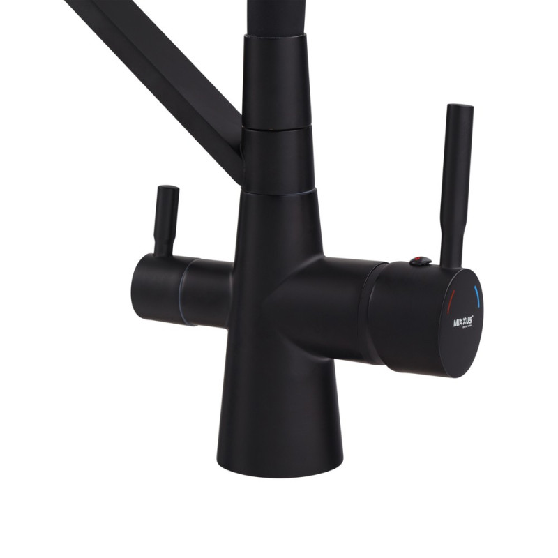 Смеситель для кухни Mixxus Premium Magnet 021 BLACK REFL.BLACK (MI6974)