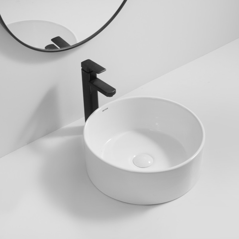 Раковина накладная MIXXUS PREMIUM TOPPER-0103 400х400х150mm (MP6529)