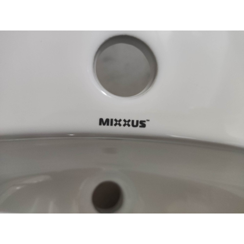 Раковина врізна на стільницю Mixxus Premium TOPPER-1602 515х400х200mm з отвором під змішувач та переливом (MP6572)