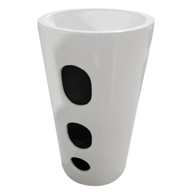Раковина моноблок MIXXUS PREMIUM ELLIPSE-1101 460х460х855mm з переливом (MP6573)