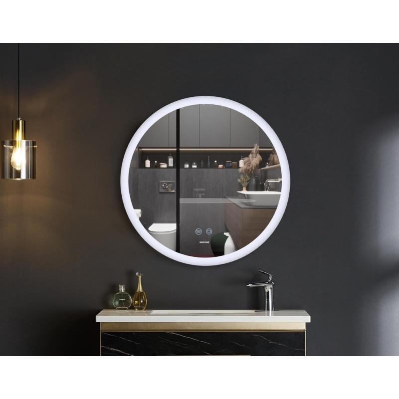 Дзеркало Mixxus PLAIN MC11-60 з Led Touch, Anti-fog, димером, регулятором яскравості (MI6663)