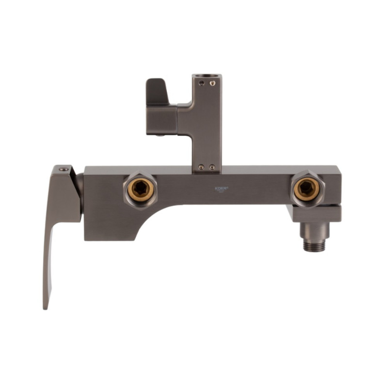 Душевая колонна со смесителем Koer KB-56037-07 3 функции (Цвет графит) (KR6002)