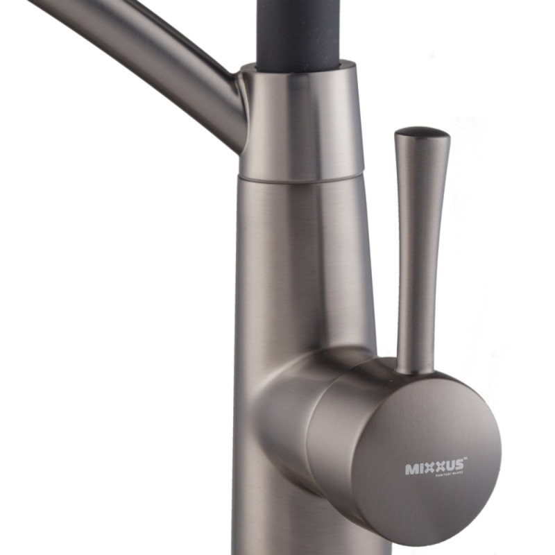 Смеситель для кухни Mixxus Premium ROSSI 017 GRAPHITE (MI6829)