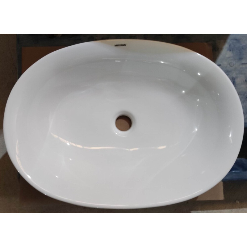 Раковина накладна Mixxus Premium ELLIPSE-0103 550х390х140mm (MP6553)