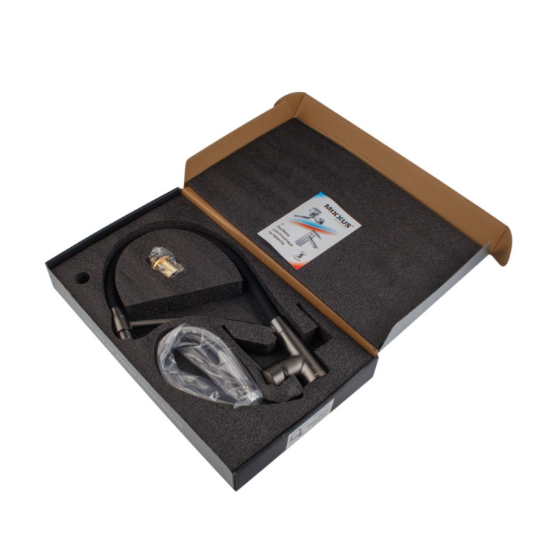 Смеситель для кухни Mixxus Premium ROSSI 017 GRAPHITE (MI6829)