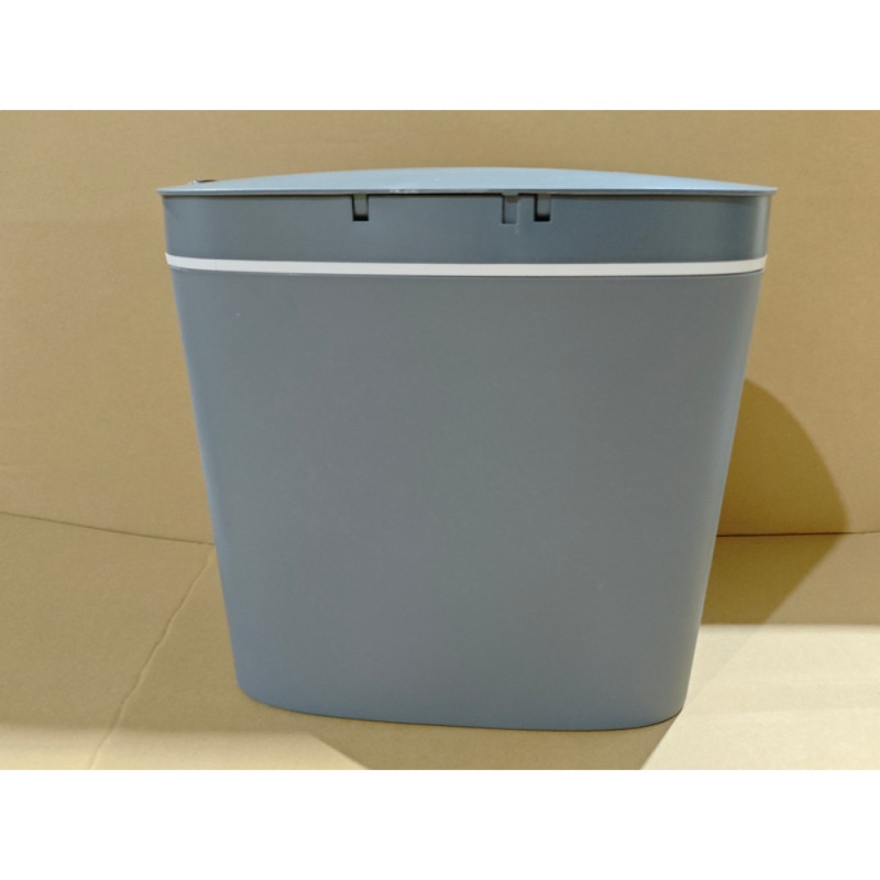 Мусорное ведро сенсорное овальное Mixxus Flat-TC0109 Graphite 9 л цвет графит (MI7075)