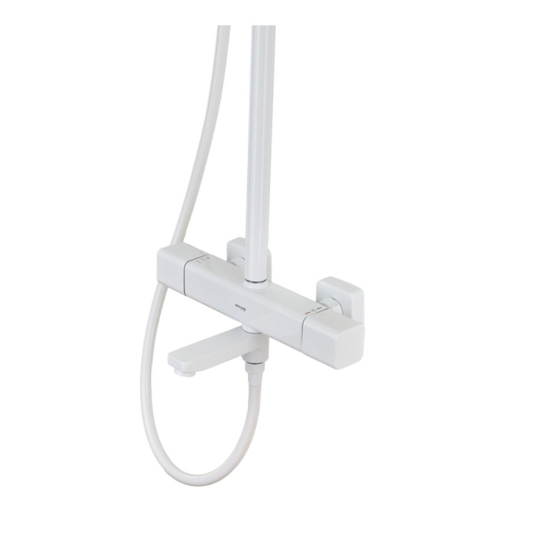 Душова колона Mixxus Premium VIRGO 009-J WHITE з термостичним змішувачем,3 функції (MI6648)