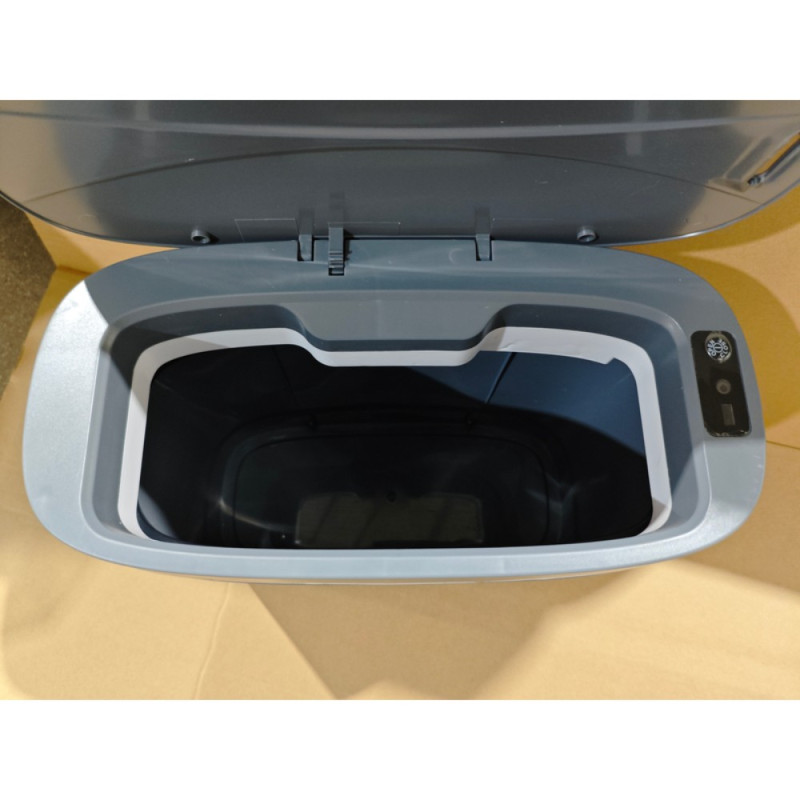 Мусорное ведро сенсорное овальное Mixxus Flat-TC0109 Graphite 9 л цвет графит (MI7075)