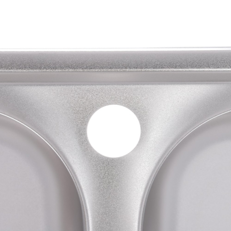Мойка кухонная Zerix Z7749-08-180E (Satin) (ZM0565)