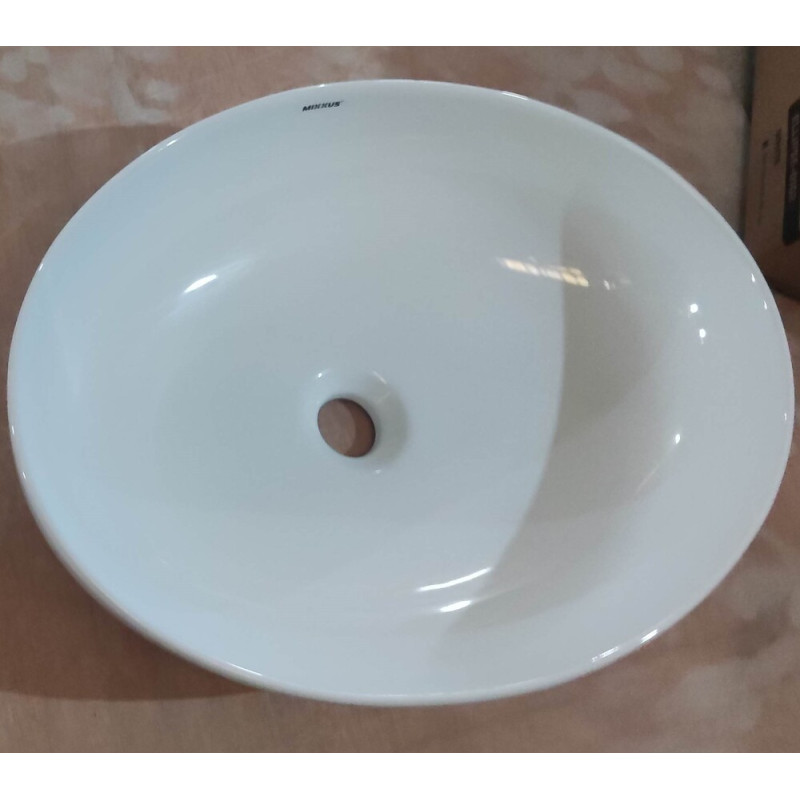 Раковина накладная Mixxus Premium ELLIPSE-0102 515х400х130mm (MP6551)