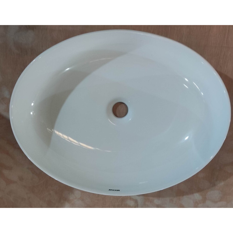 Раковина накладная Mixxus Premium ELLIPSE-0102 515х400х130mm (MP6551)