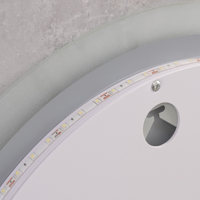 Зеркало Mixxus PLAIN MC10-80 с Led Touch, Anti-fog, димером, регулятором яркости, часами (MI6932)