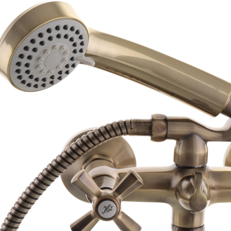 Смеситель для ванны Mixxus Premium Retro Bronze-142 (MI1652)