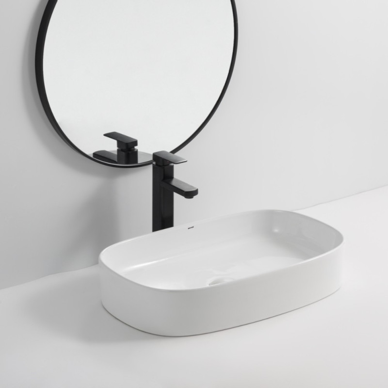 Раковина накладна Mixxus Premium BEVEL-0105 610х375х120mm (MP6524)