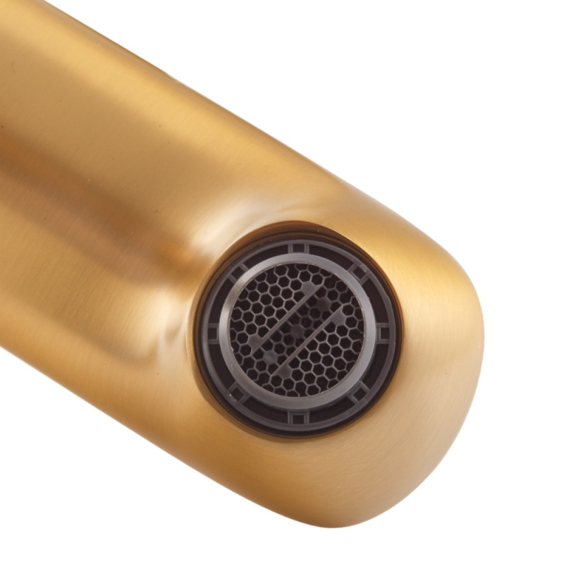 Змішувач для умивальника Haiba Milano 001 BRUSHED GOLD (HB9619)
