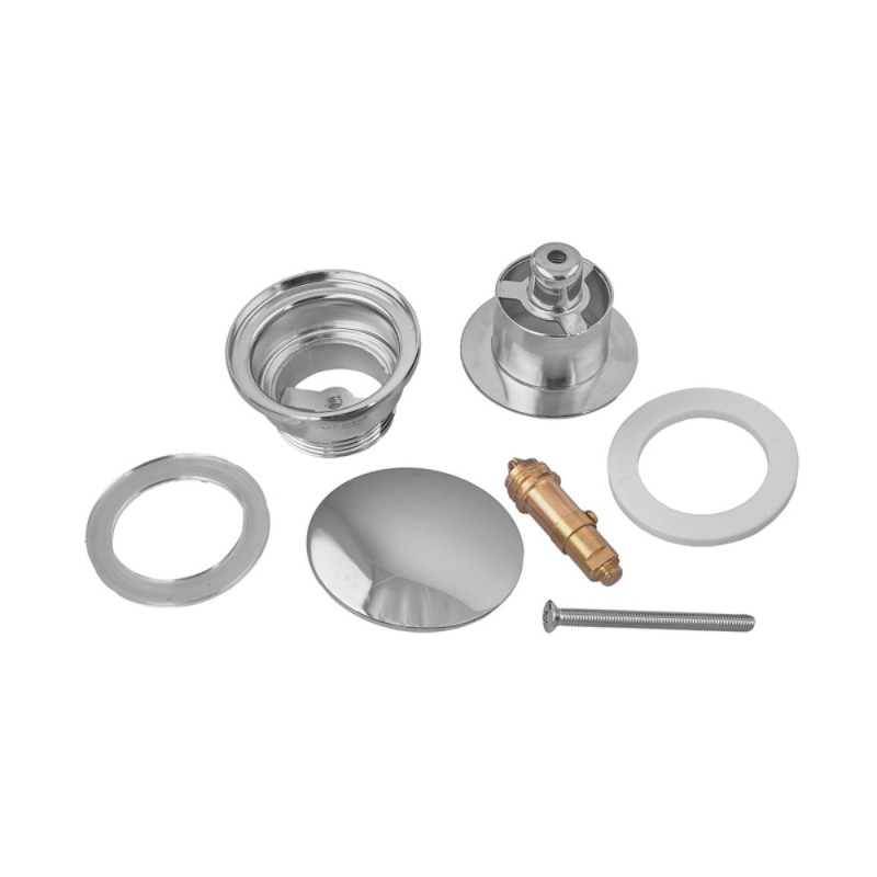 Донный клапан для раковины Zerix BV-03 1 1/4'' универсальный (с/без перл) СLICK-СLACK (Цвет хром) (ZX6019)