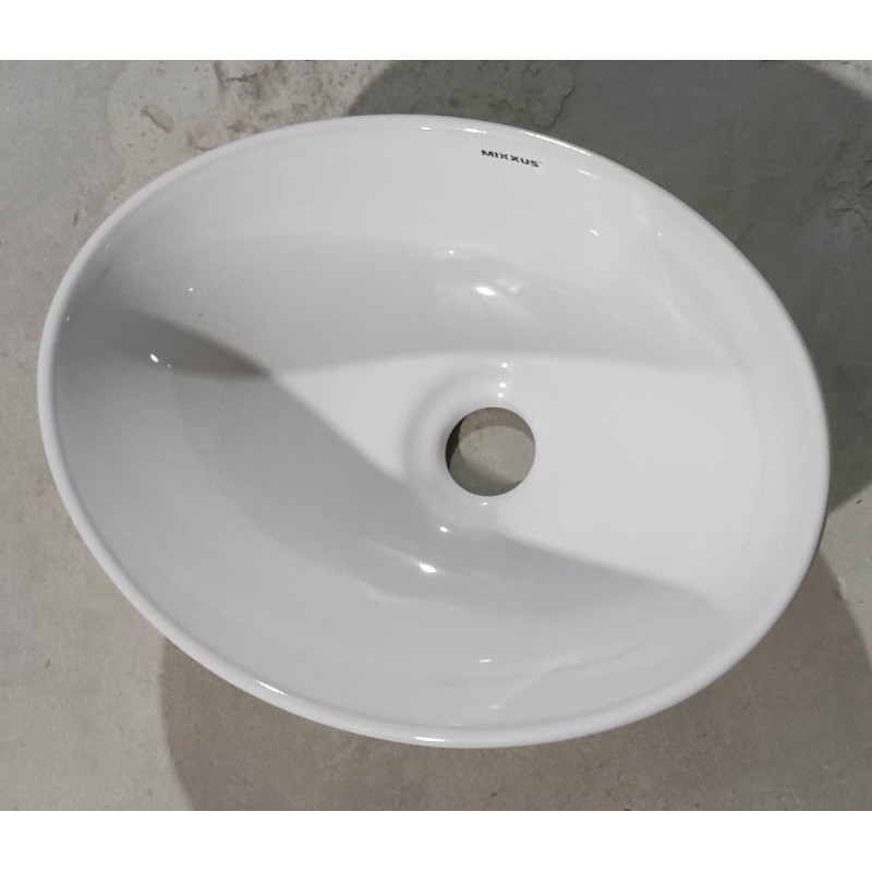 Раковина накладная Mixxus Premium ELLIPSE-0107 345х265х120mm (MP6525)