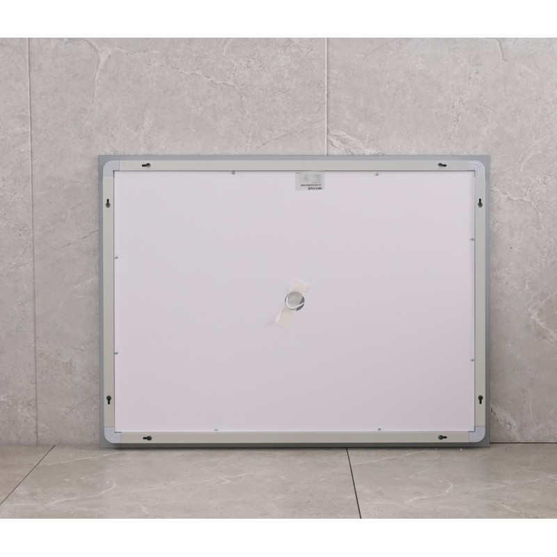Дзеркало Mixxus LIGHT MR01-90x70 з Led Touch, Anti-fog, димером, регулятором яскравості, годинником (MI5999)