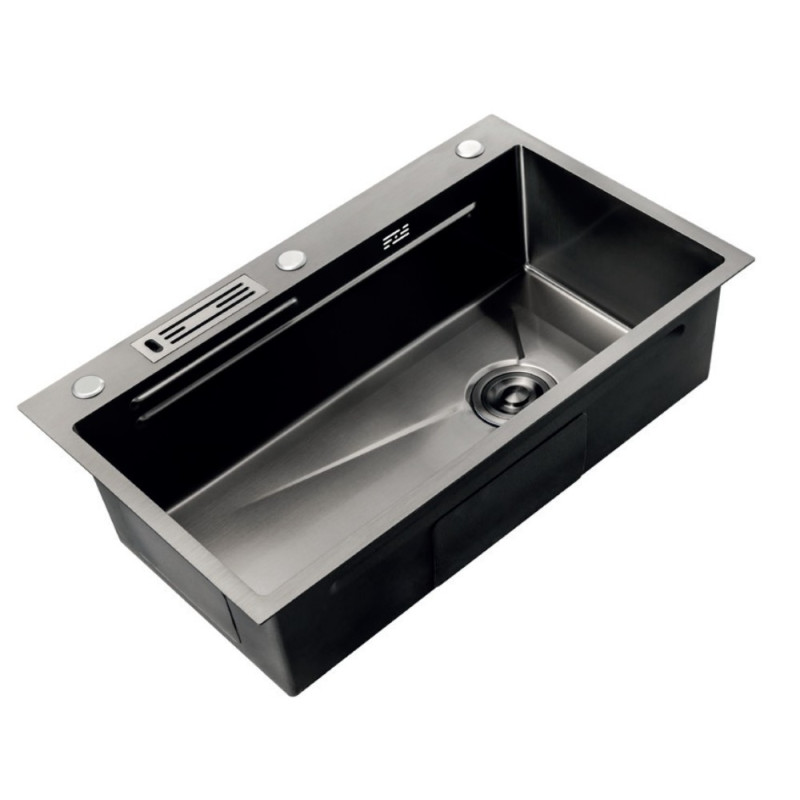 Мийка Mixxus Premium MH7545-SET-05 NANO-BLACK (3.0/0.8) комплект (графіт) (MX9632)