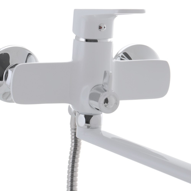 Смеситель для ванны Mixxus Nevada 006 Euro Белый (MI5799)