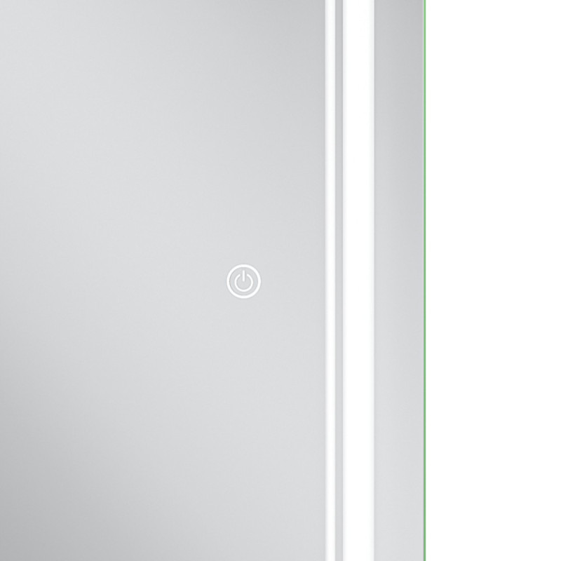 Зеркало Mixxus Premium QUADRO MR20-90x70-Reverse с Led Touch, Anti-fog, димером, регулятором яркости (MP6621)