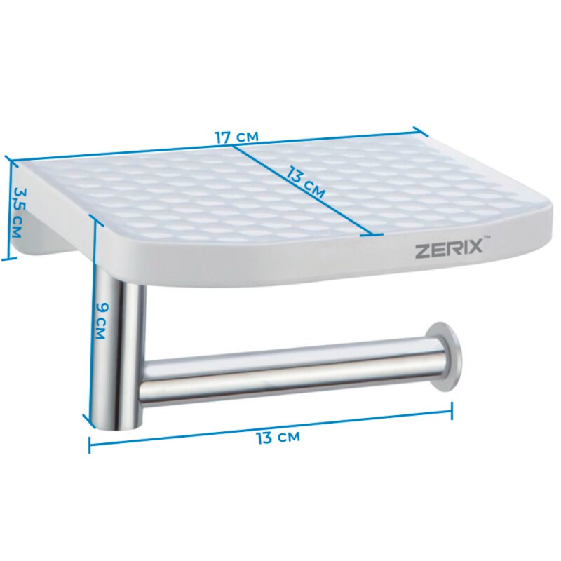 Бумагодержатель с полкой Zerix A8103 (ZX2819)