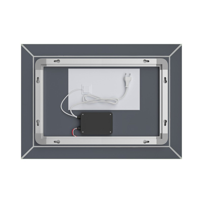 Дзеркало Mixxus Premium CUBIC MR14-80x60-Reverse з Led Touch, Anti-fog, димером, регулятором яскравості (MP6648)