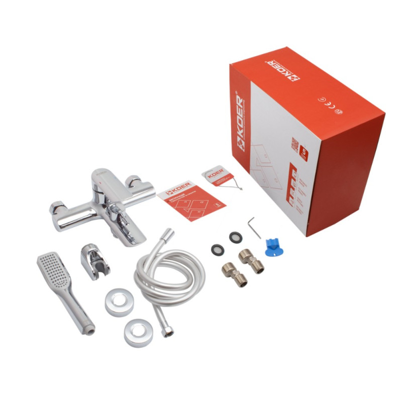 Смеситель для ванны с коротким изливом Koer KB-40028-01 (KR5305)