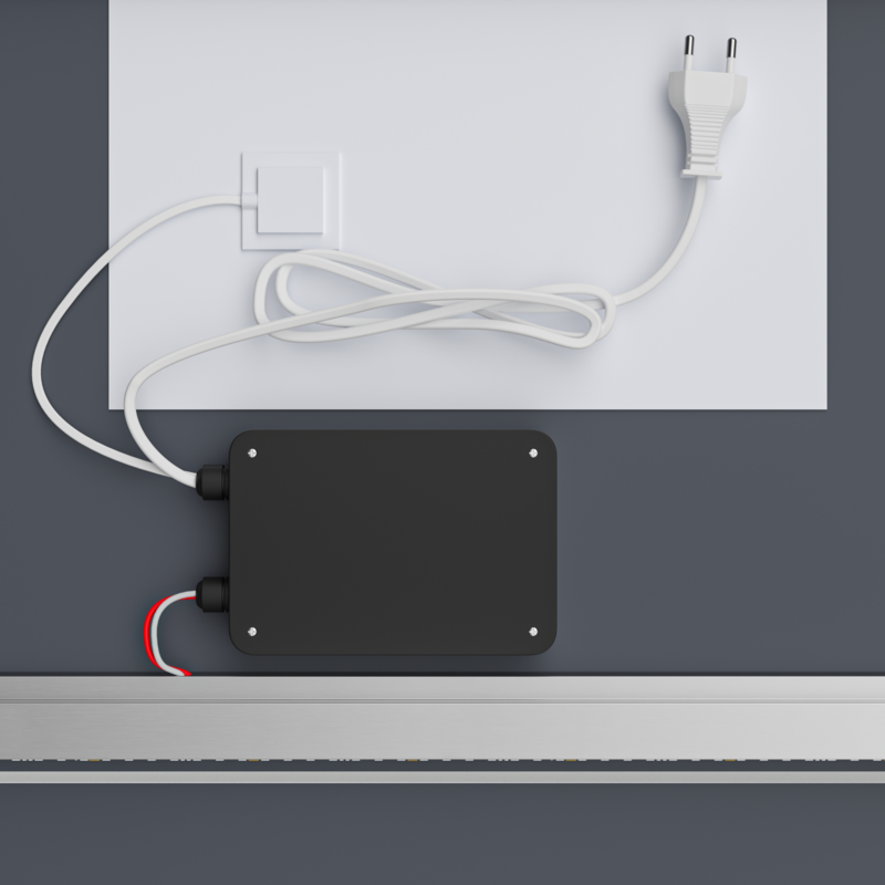 Дзеркало Mixxus Premium CUBIC MR14-80x60-Reverse з Led Touch, Anti-fog, димером, регулятором яскравості (MP6648)