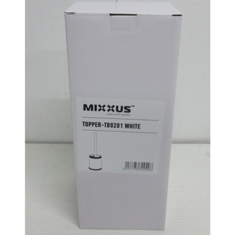 Ершик для унитаза напольный Mixxus Topper-TB0201 White цвет белый (MI7094)