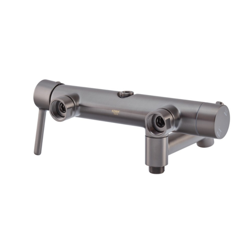 Душевая колонна со смесителем Koer KB-56029-07 3 функции, цвет графит (KR5497)