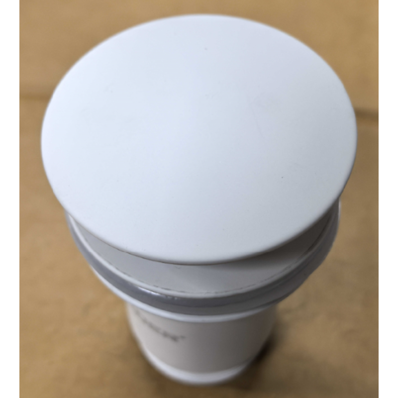 Донний клапан для раковини Koer PW-08-03 1 1/4''  без переливу автоматичнийСLICK-СLACK (Колір білий) (KR5787)
