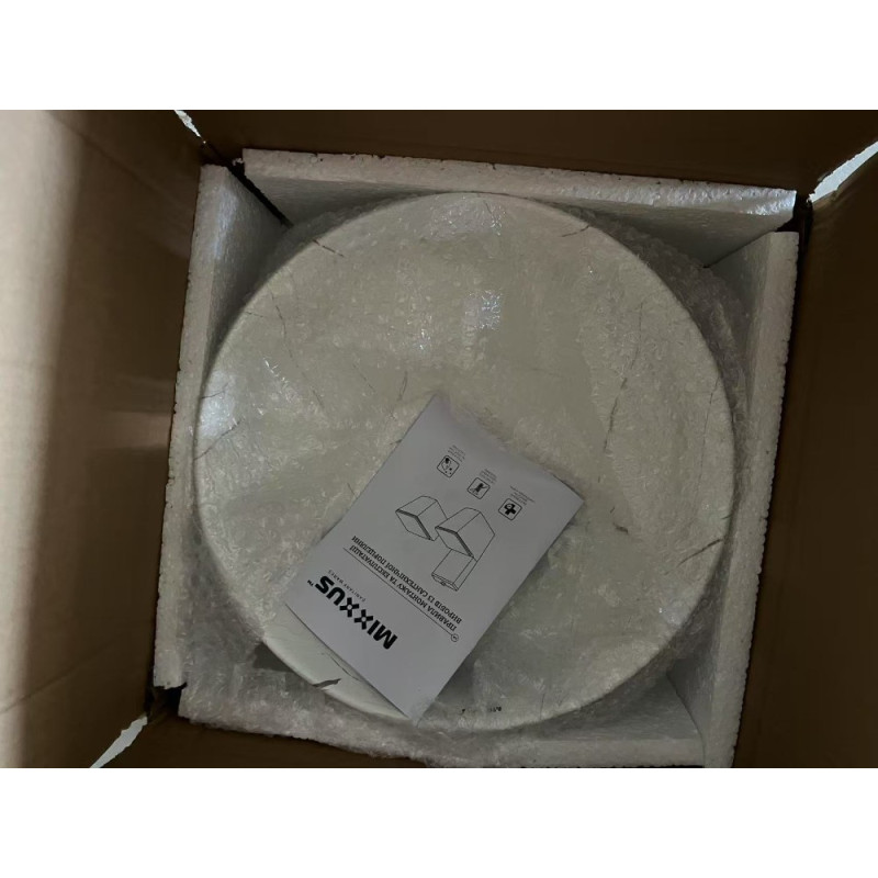 Раковина накладна Mixxus Premium WAVE-0102 MARBLE 370х370х130mm (MP6528)